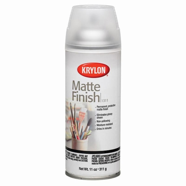 Krylon Clear, Matte, 11 oz 1311 Zoro